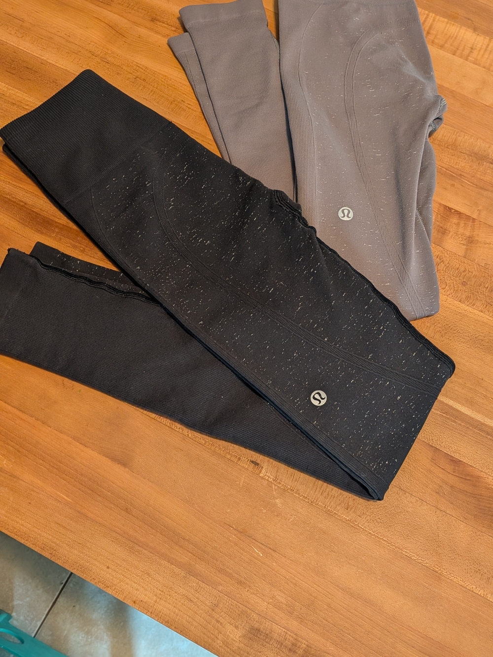 Lululemon Seamless Leggings Bundle - Black & Grey Fits Like possible XXS/XS 4/6